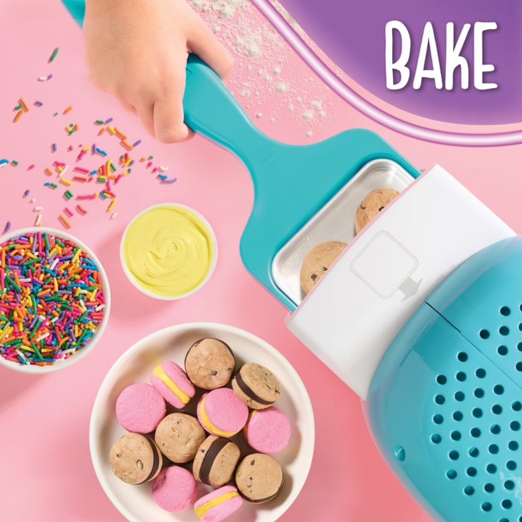 mini whoopie pies and a bowl of sprinkles